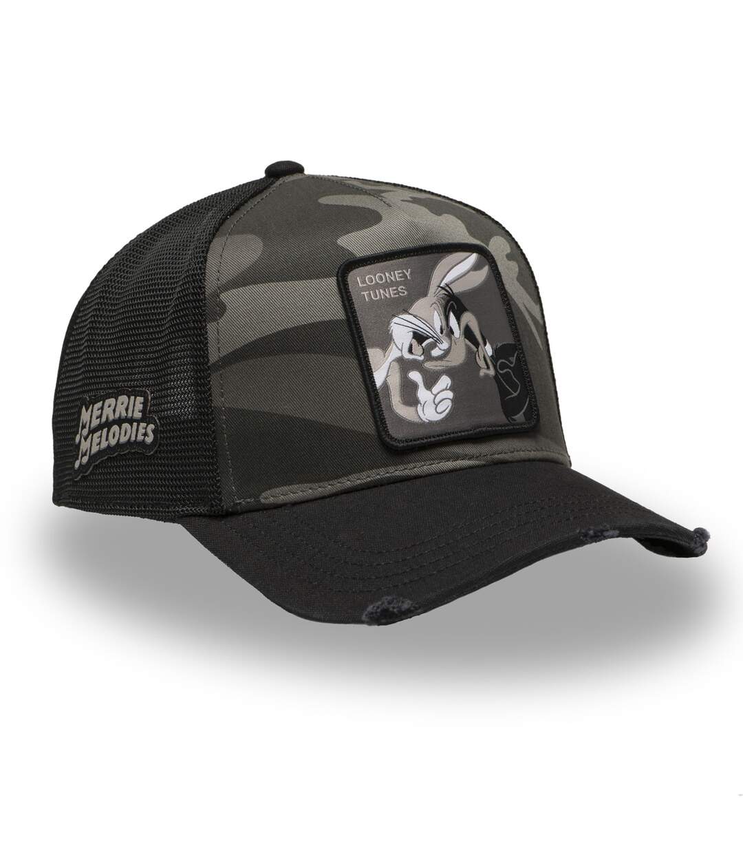 Casquette trucker premium avec filet effet Bambou Looney Tunes BvsD Capslab-4
