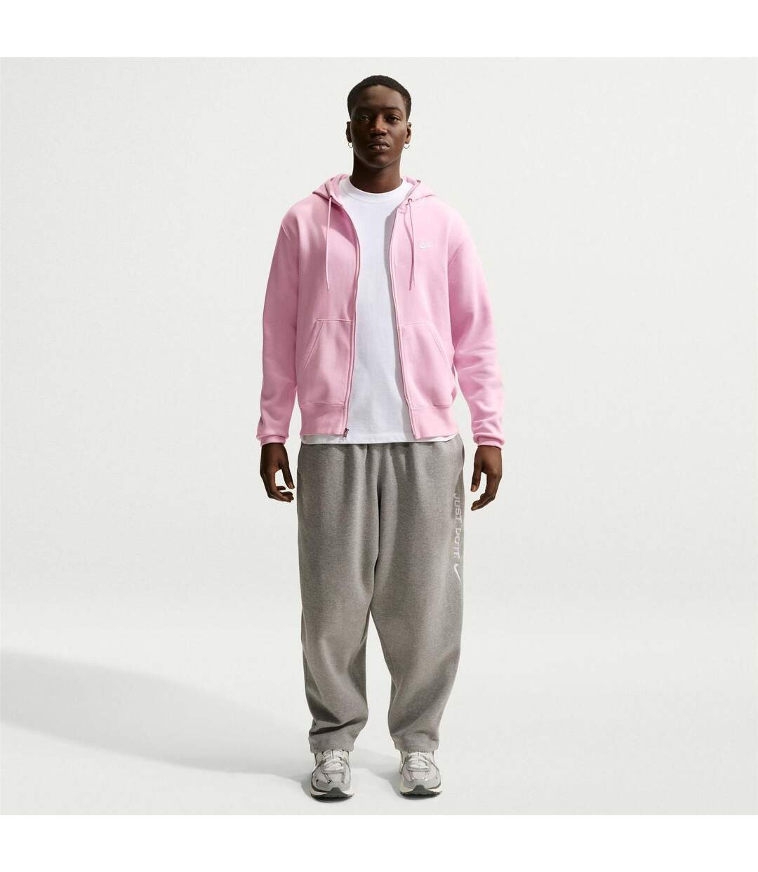 Veste À Capuche Sportswear Club Homme Rose Pâle Nike-4