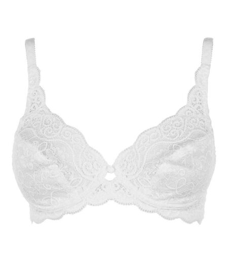 Soutien-gorge Motif/style Broderie Florale Amourette Femme Blanc Triumph