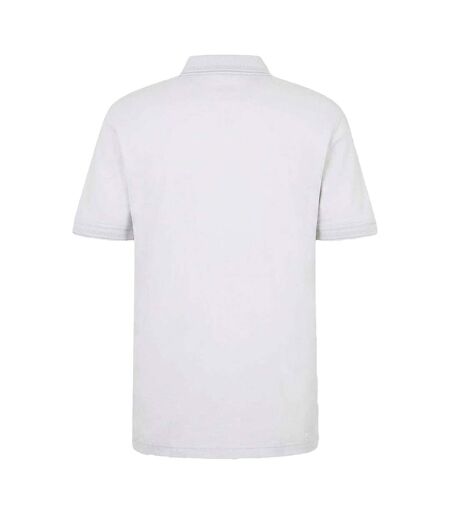 Mens Interlock Short-sleeved Polo Shirt Light Grey Pastel Grey Boss