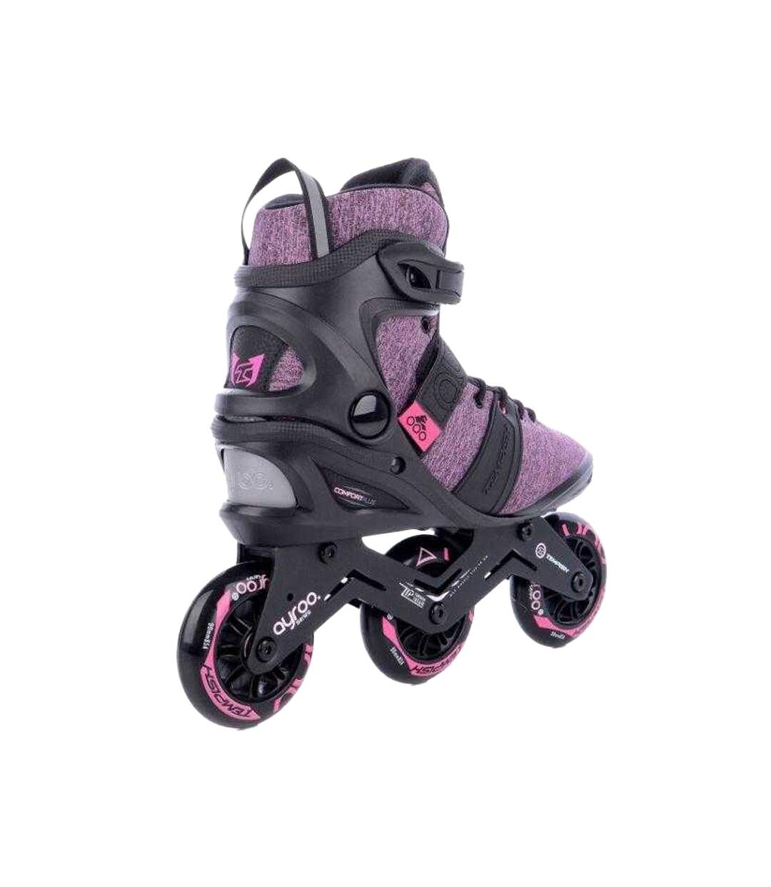 Patins À Roulettes Alignées Ayroo Femme 38 Fr Noir Rose Tempish-2