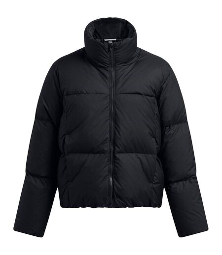 Womens/ladies Puffer Jacket Black Under Armour
