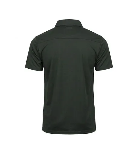 Mens Luxury Sport Polo Shirt Dark Green Tee Jays