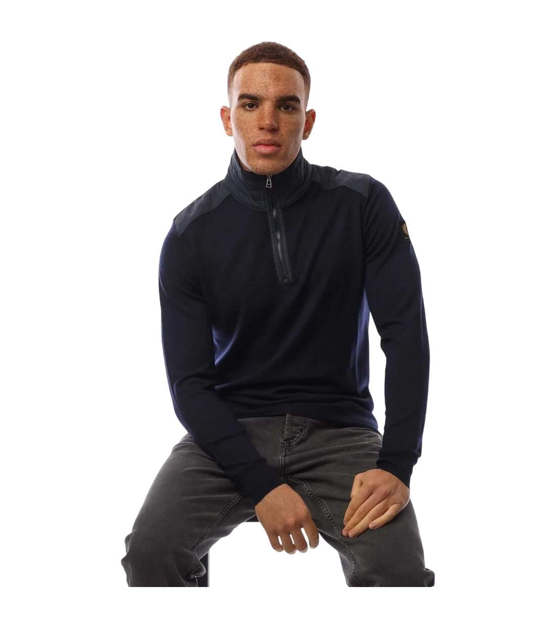 Pull Kilmington Homme Bleu Marine Belstaff-3