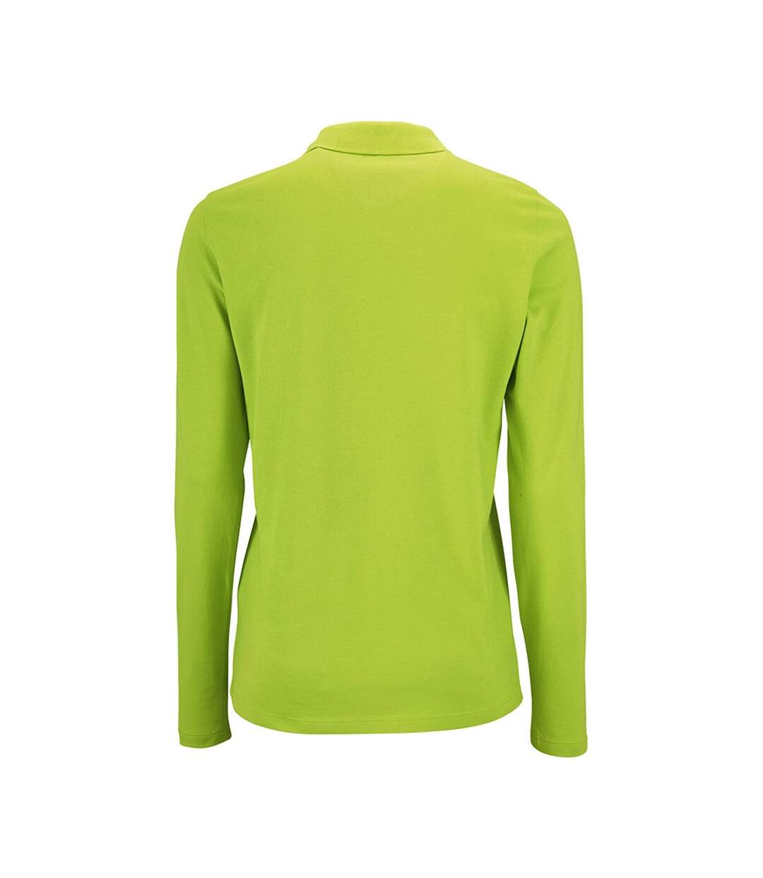 SOLS Womens/Ladies Perfect Long Sleeve Pique Polo Shirt (Apple Green) - UTPC3999-2