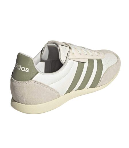 Womens/ladies Barreda Low Trainers Off White Green Adidas
