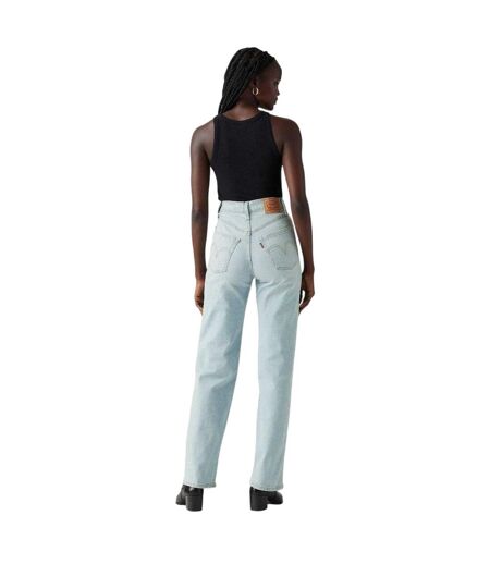 Womens/ladies Ribcage High Rise Straight Leg Jeans All Alone Levis
