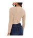Womens/ladies Fine Gauge Cropped Cardigan Oatmeal I Saw It First-3