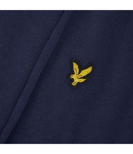 Robe De Chambre Motif/style Logo Brodé Homme Bleu Sombre Lyle & Scott