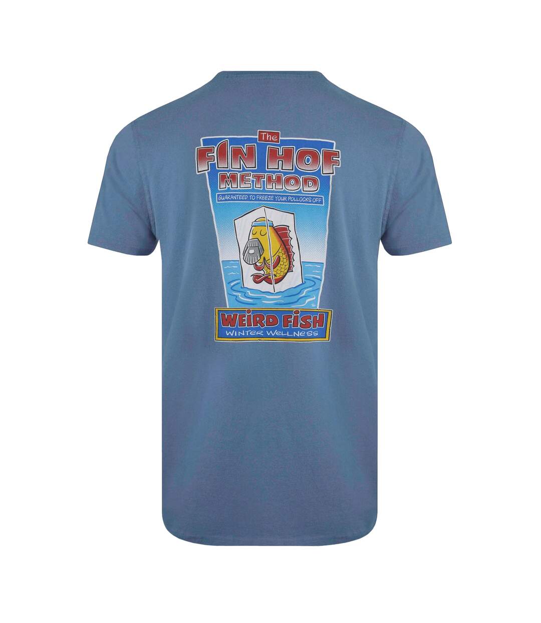T-shirt Fin Hof Homme Bleu Weird Fish-3