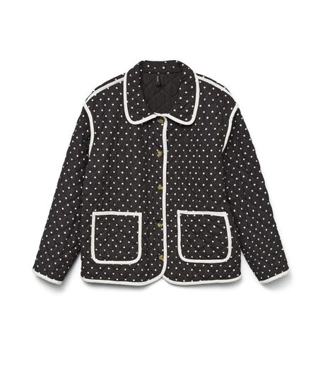 Veste noir à pois femme vero moda anne - l