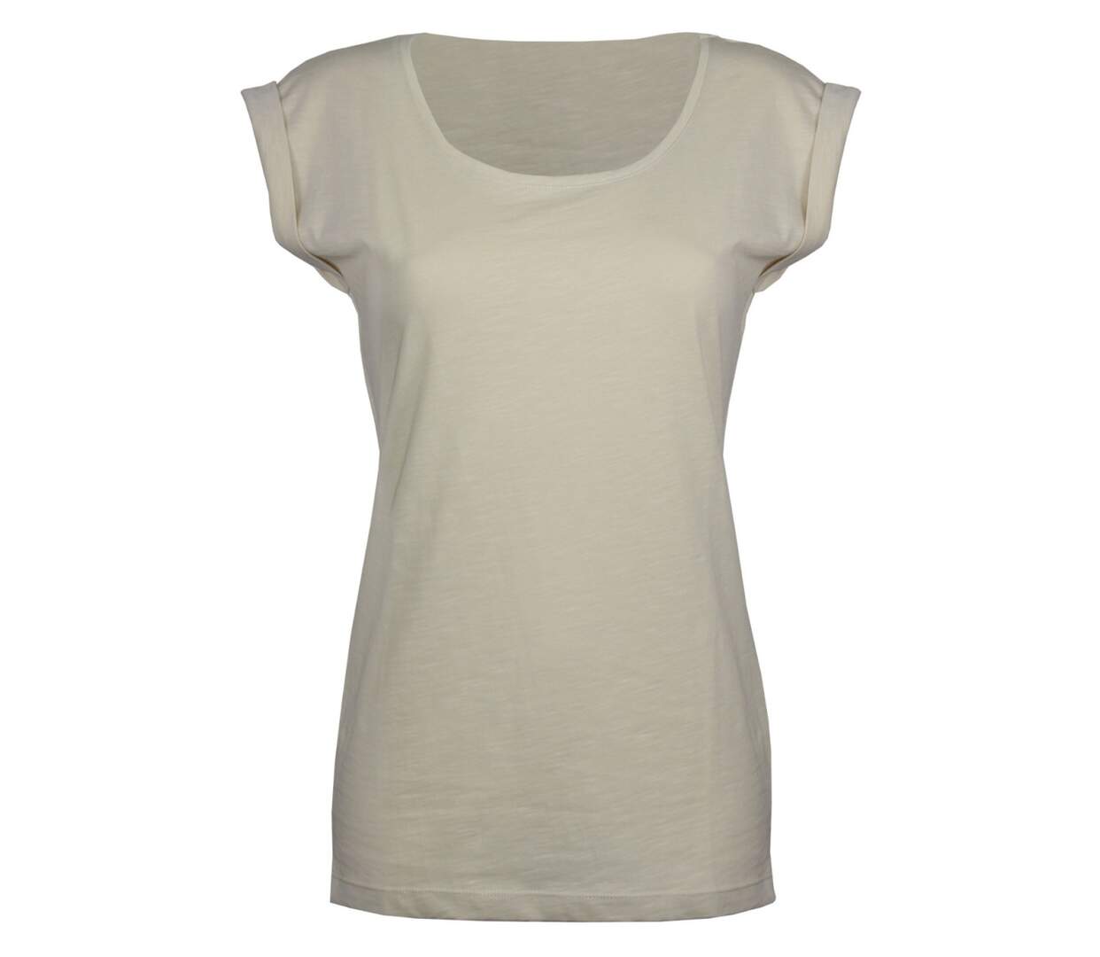 Tee-shirt MAYFLOWER DELHI2 sans manches : l'élégance naturelle en coton flammé beige-5
