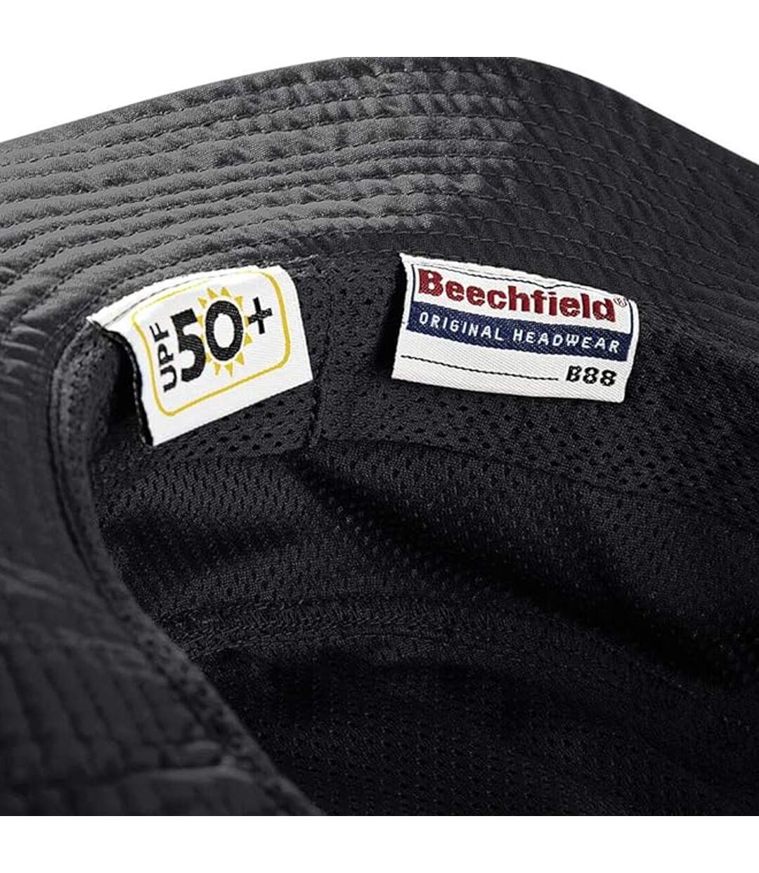 Chapeau D'été Unisexe Noir Beechfield-4