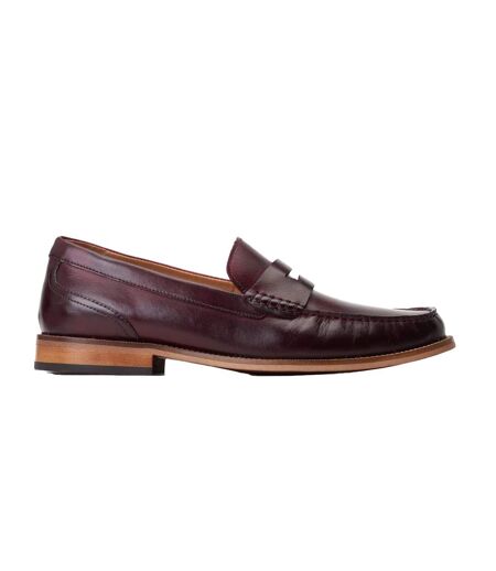 Mocassins Penny Garfield Homme Bordeaux Base London