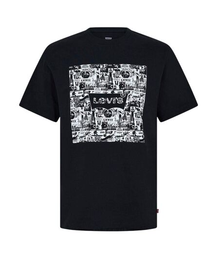 T-shirt Motif/style Bande Dessinée Homme Noir Levis