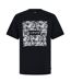 T-shirt Motif/style Bande Dessinée Homme Noir Levis-2
