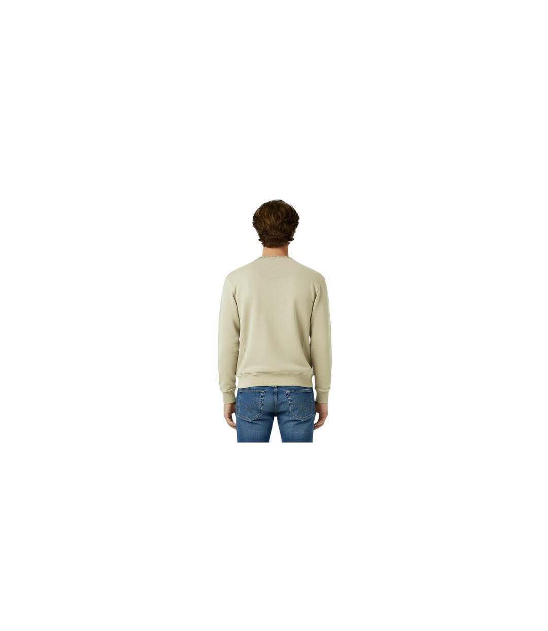 Mens Jacquard Crew Neck Sweatshirt Pistachio Jack Wills-1