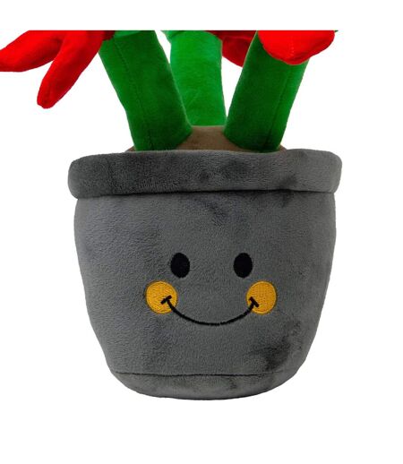 Henrietta poinsettia plush dog toy one size grey/red/green Ancol