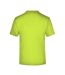T-shirt Medium Adulte Jaune Fluo James And Nicholson-2