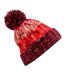 Bonnet Motif/style Tire-bouchon Rouge Bordeaux Beechfield-2