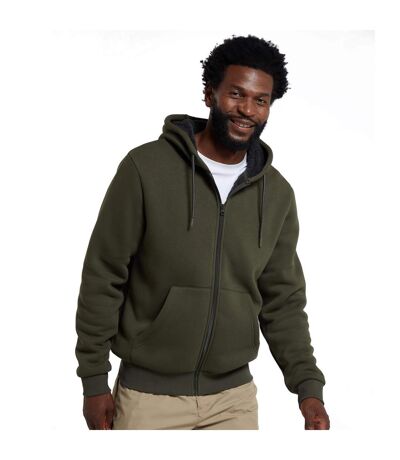 Veste À Capuche Dalton Homme Kaki Foncé Mountain Warehouse