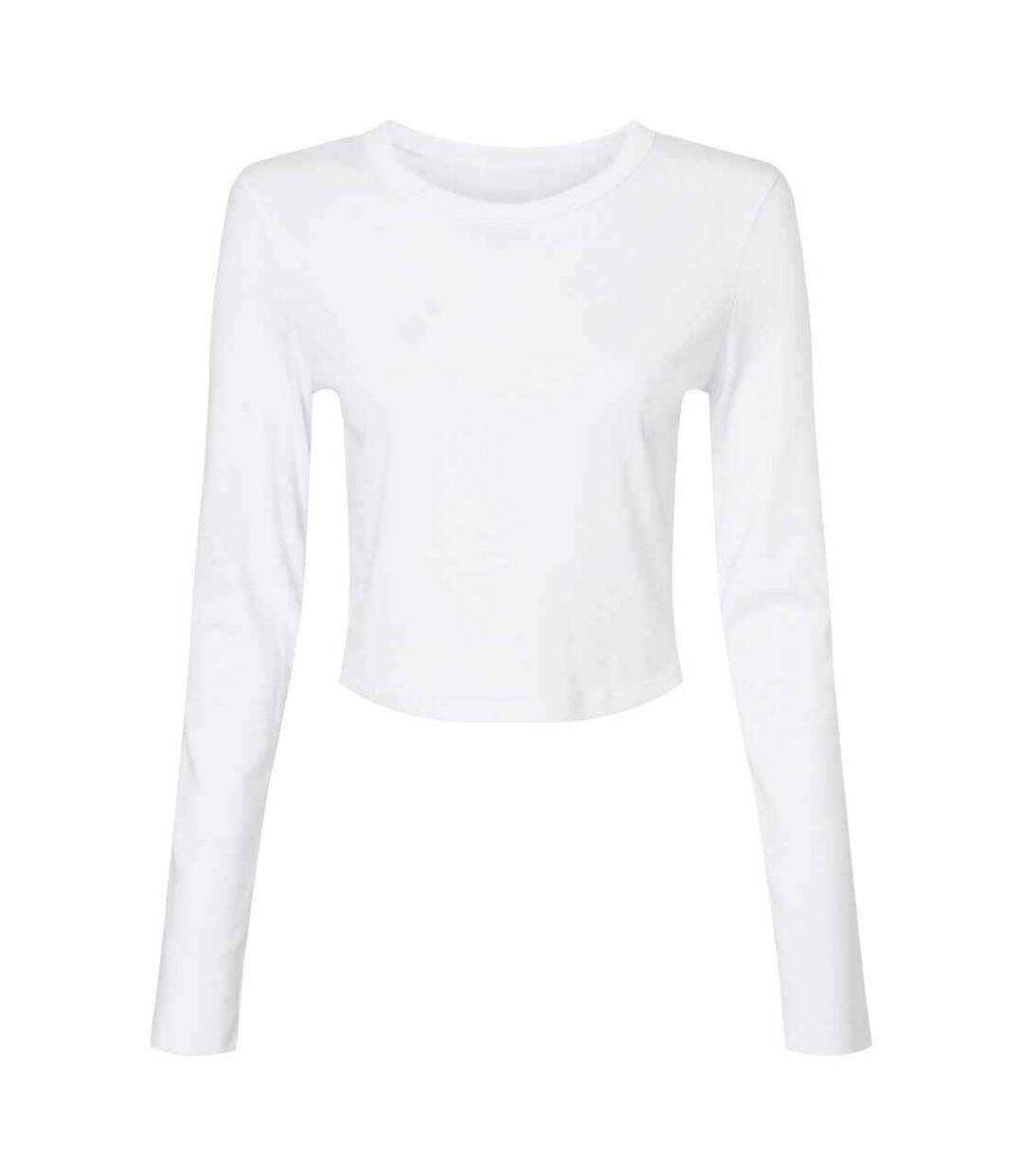 T-shirt femme blanc uni Bella + Canvas-1