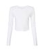 T-shirt femme blanc uni Bella + Canvas-1