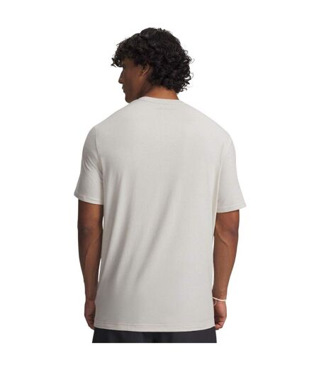 T-shirt Motif/style Graphique Explor Homme Blanc Kaki Under Armour