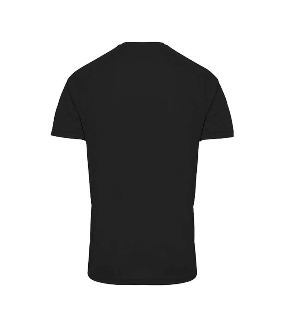 Tri Dri Mens Panelled Short Sleeve T-Shirt (Black) - UTRW4799