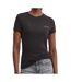 T-shirt Noir Femme Tommy Hilfiger Slim Linear - L-1