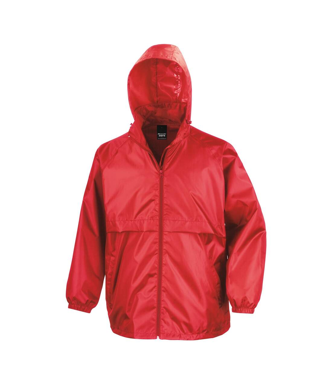 Unisex Adult Lined Lightweight Waterproof Jacket Red Result Core-1