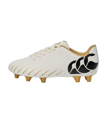 Unisex Adult Speed Falcon Team Firm Ground Rugby Boots White Canterbury