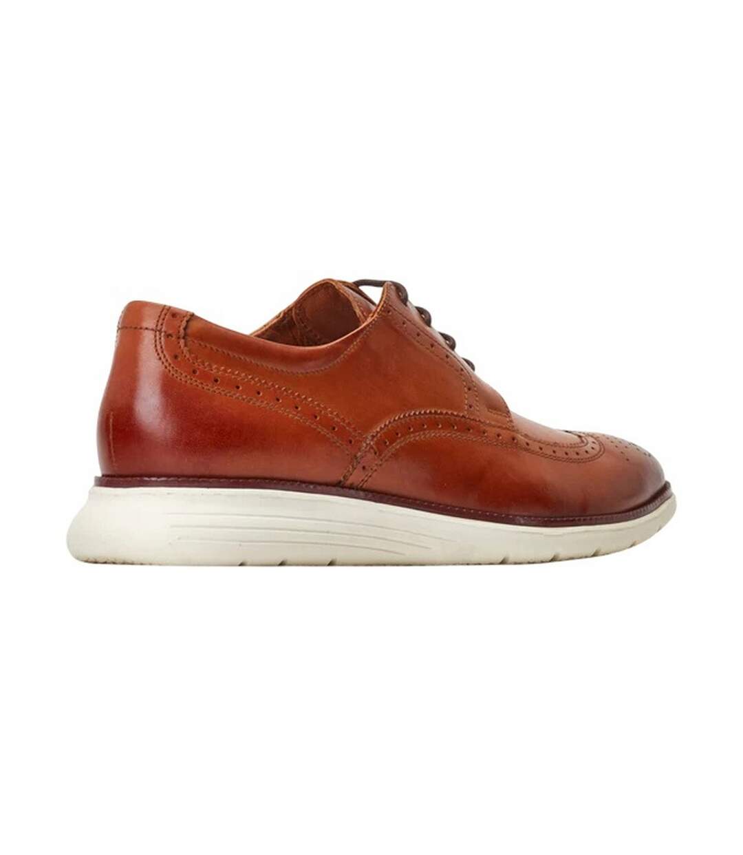 Chaussures Brogues Flight Homme Marron Clair Base London-2