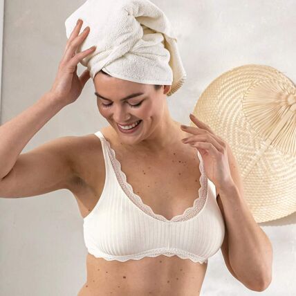 Brassière ivoire