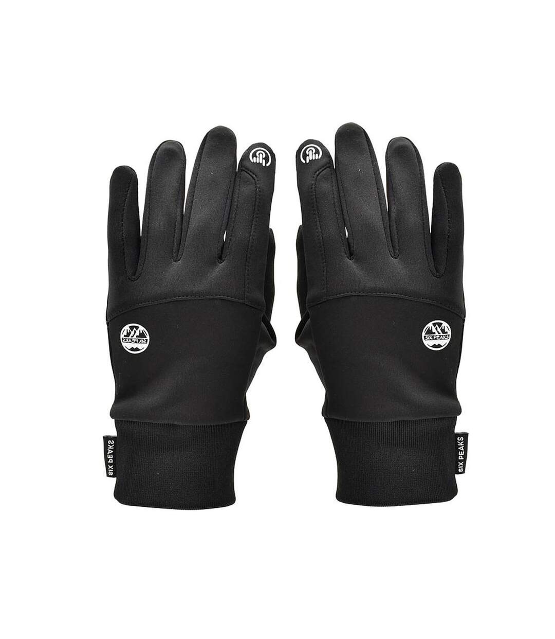 Unisex adult winter thermal gloves black Six Peaks-1