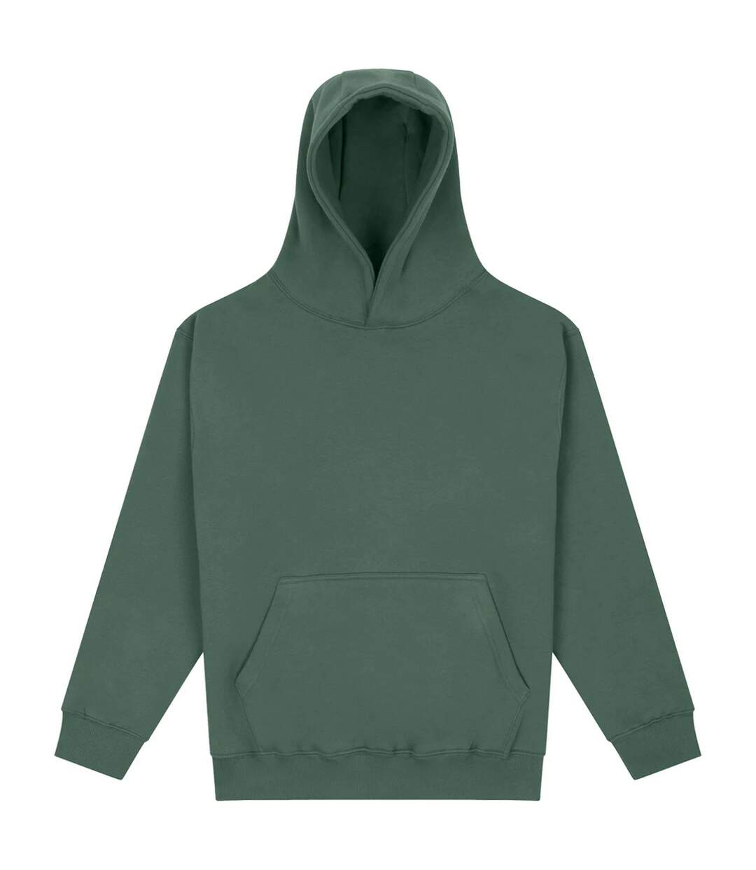 Sweat À Capuche Vision Adulte Vert Kaki Foncé Awdis-4