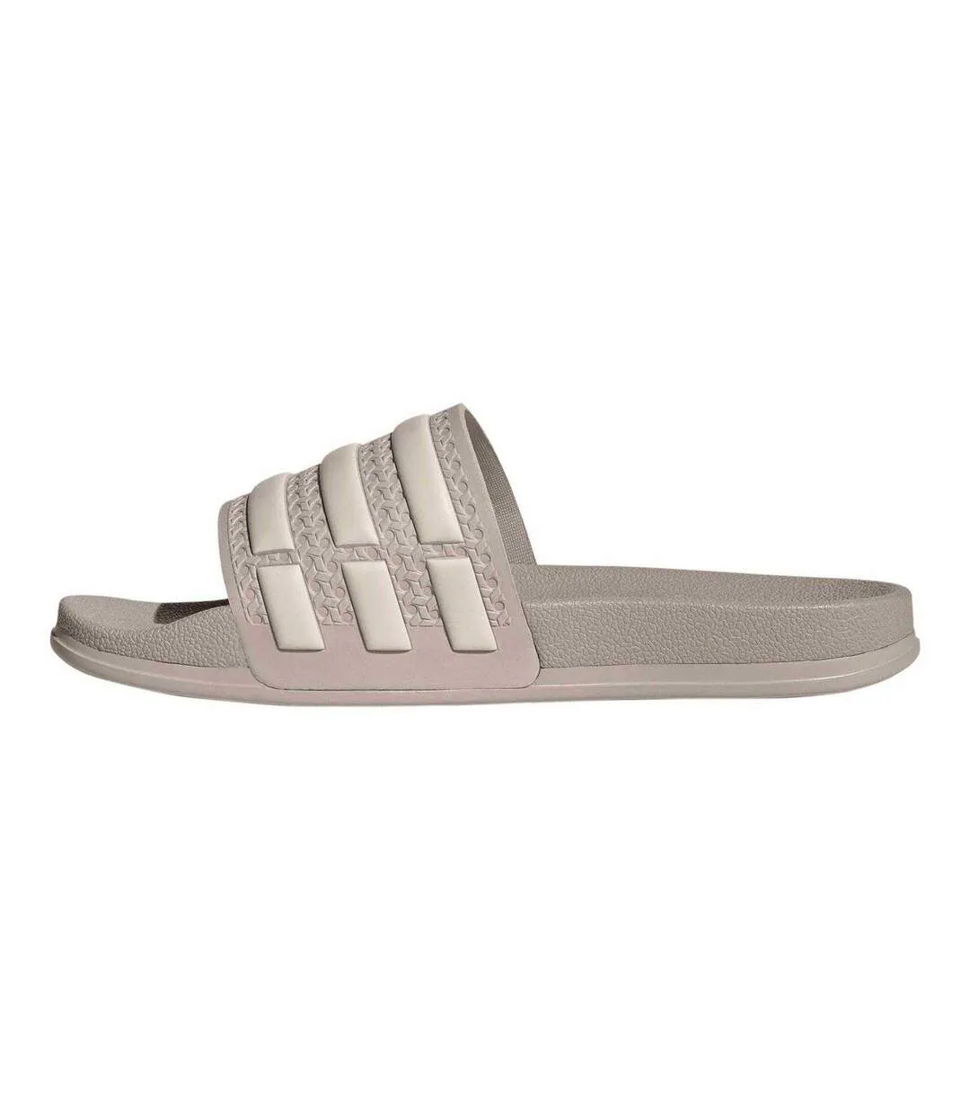 Womens/ladies Adilette Flat Sandals Taupe Adidas-3