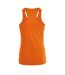 SOLS Womens/Ladies Justin Sleeveless Vest (Orange)