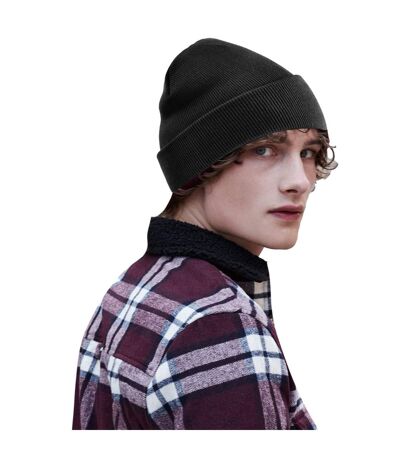 Bonnet À Revers Recyclé Original Noir Beechfield