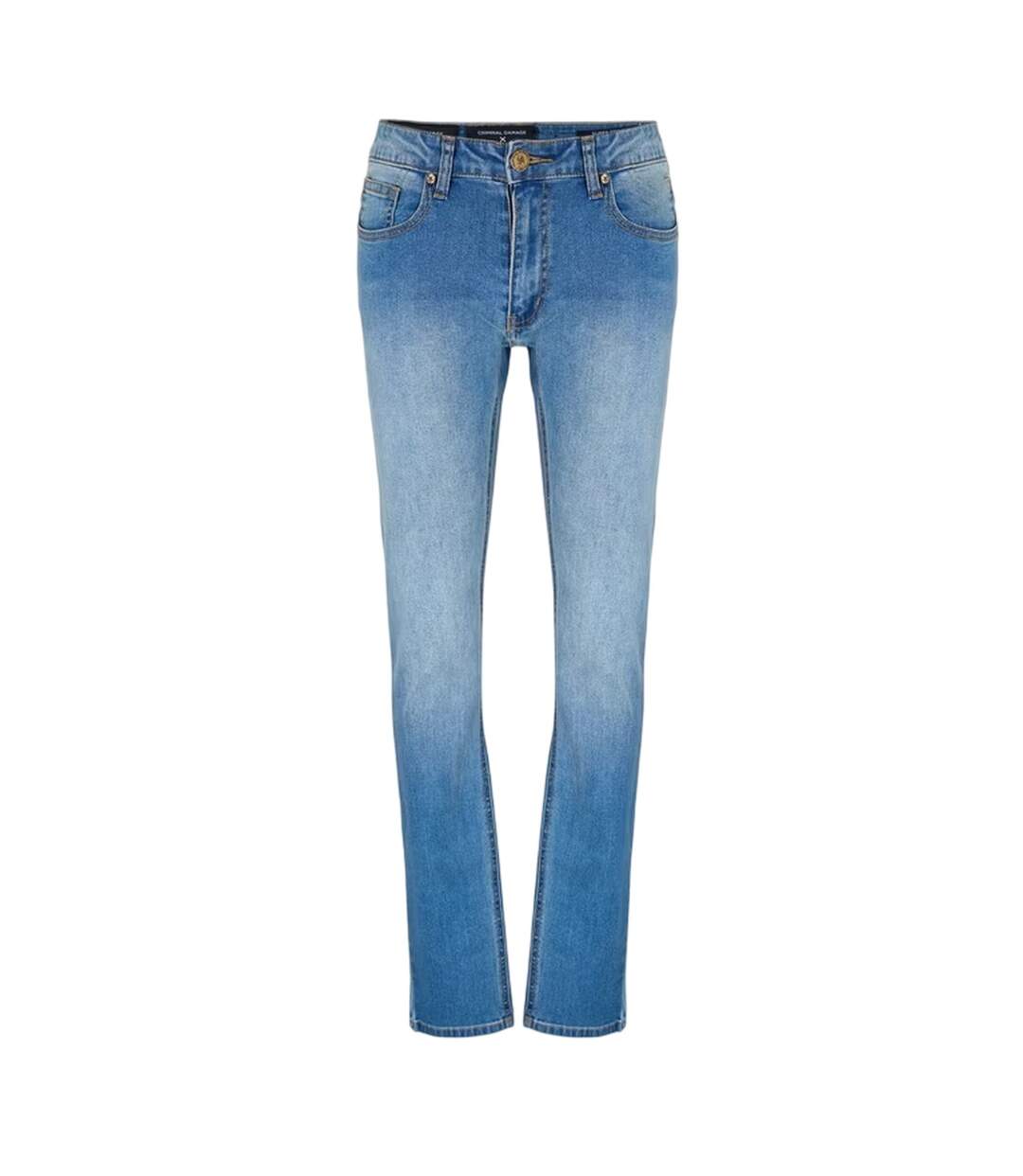 Jean Homme Bleu Délavé Criminal Damage-1