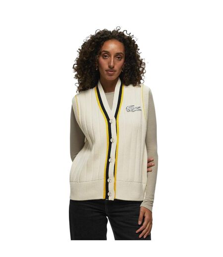 Unisex adult eleven by venus oversized sleeveless cardigan multicoloured Lacoste