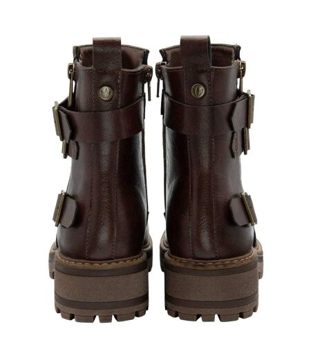 Bottines Harrie Femme Marron Lotus Shoes