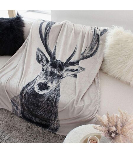 Plaid imprimé cerf Epicéa