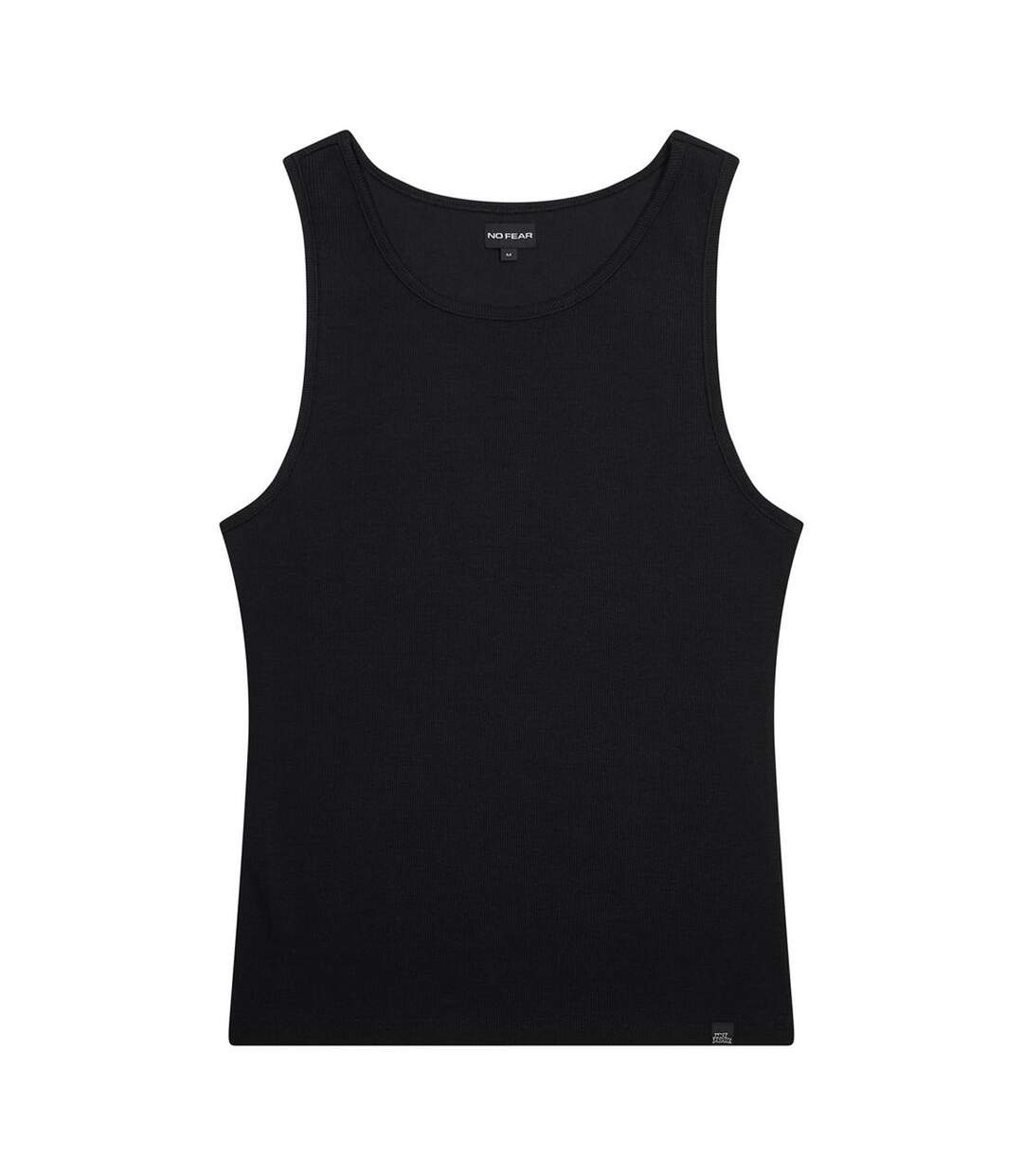 Mens Sleeveless Vest Top Black No Fear-1