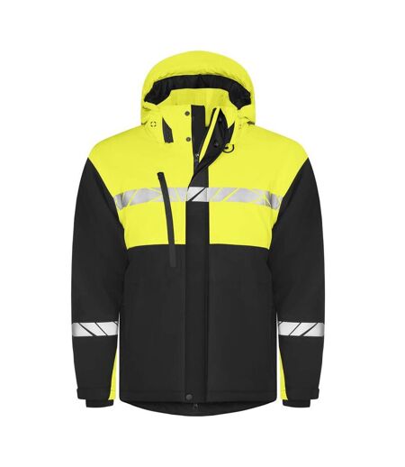 Veste Softshell Progression Homme Noir Jaune Projob