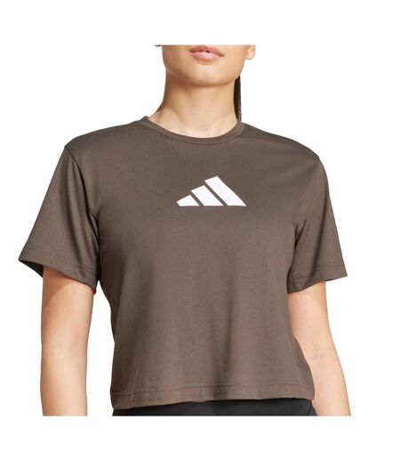 T-Shirt kaki femme adidas essentials