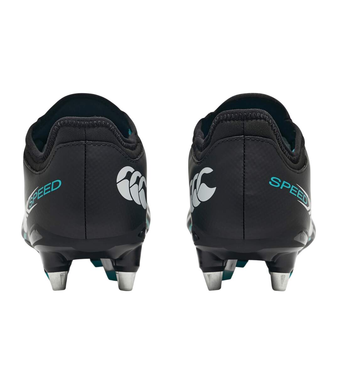 Unisex Adult Speed Falcon 2.0 Team Soft Ground Rugby Boots Black Green Canterbury-2