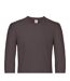 T-shirt Manches Longues #e150 Homme Marron B&C-2