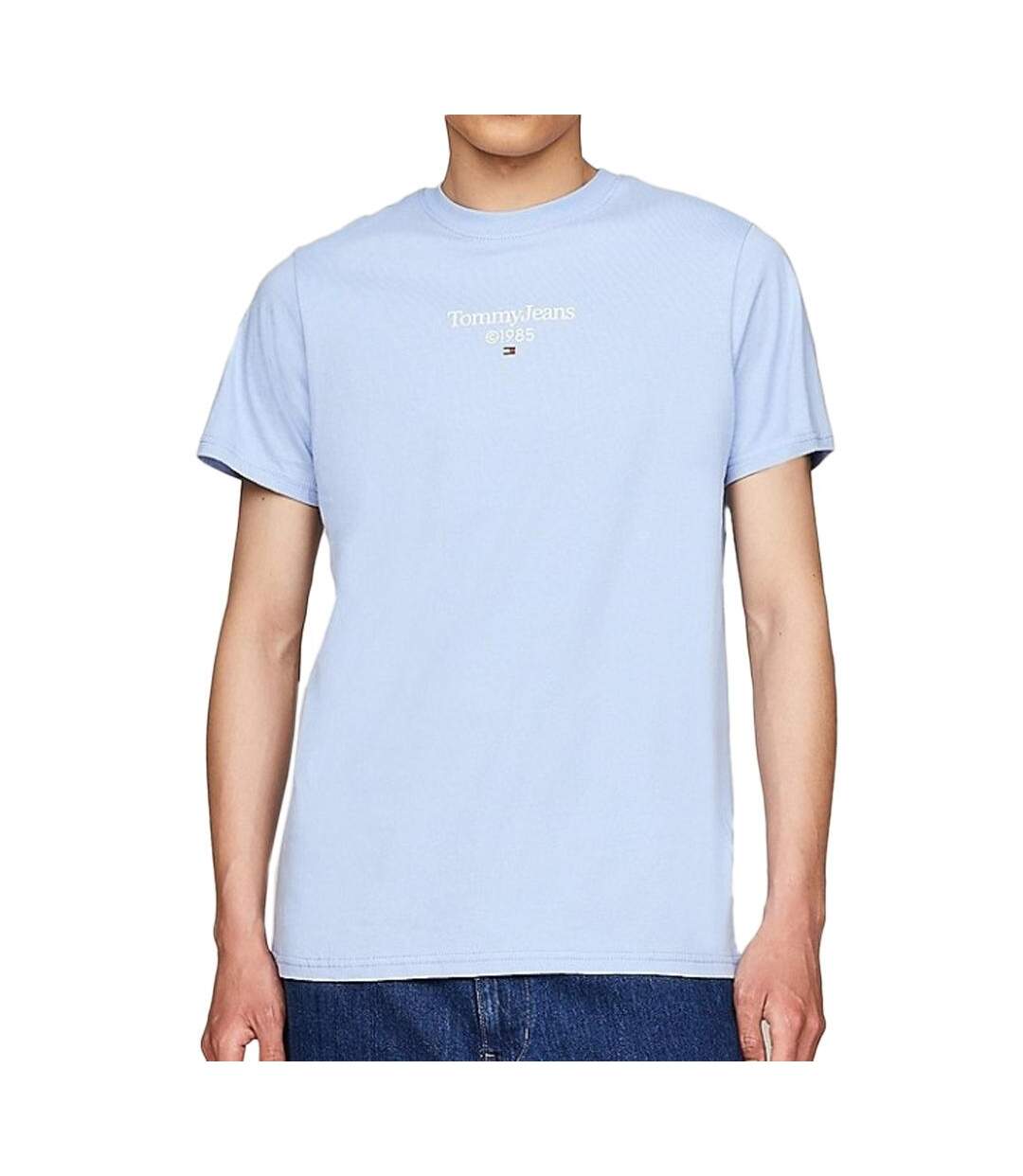 T-shirt Bleu Homme Tommy Hilfiger DM0DM18569 - XXL-1