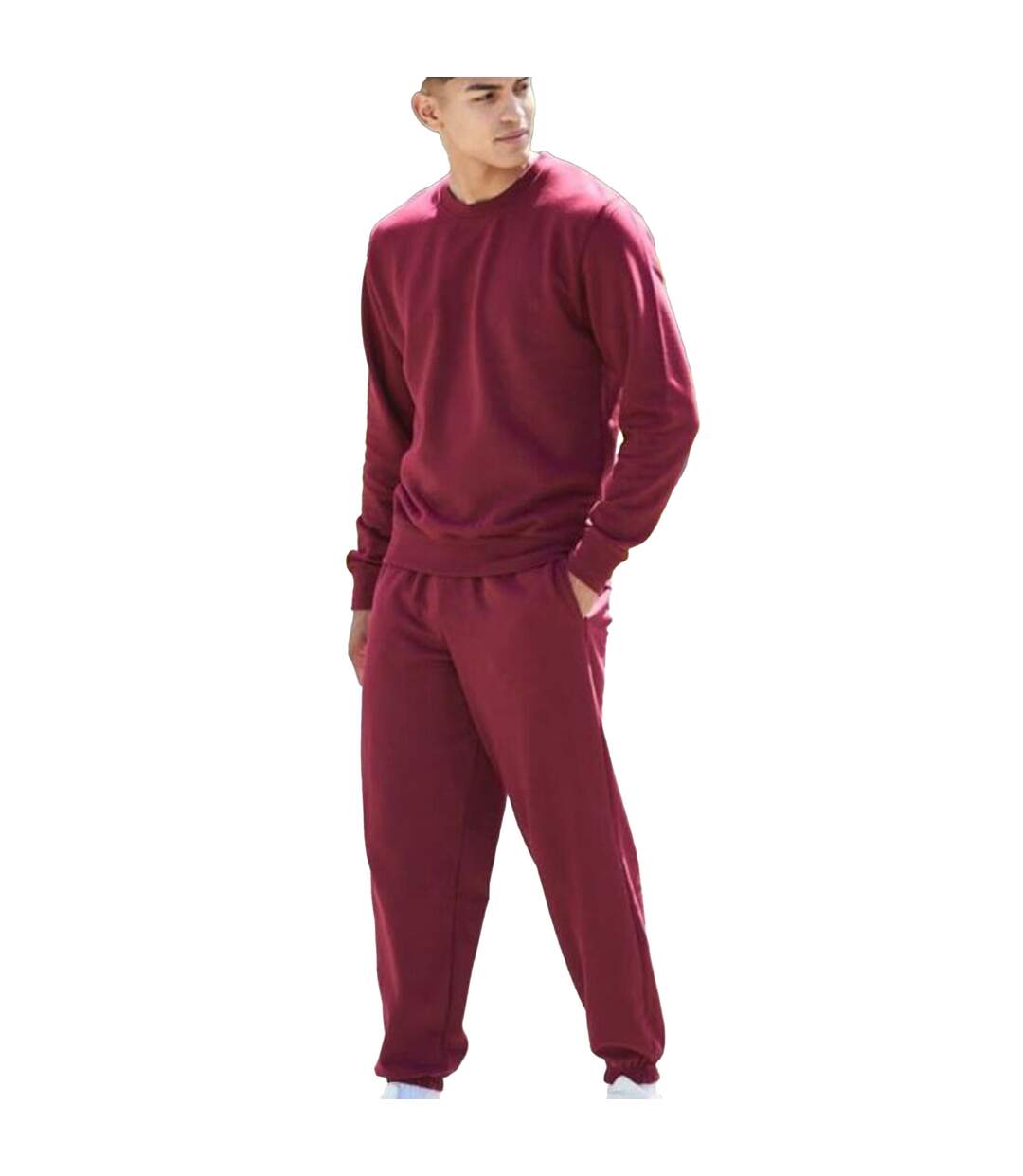 Awdis Mens College Sweatpants (Burgundy) - UTPC4581-2